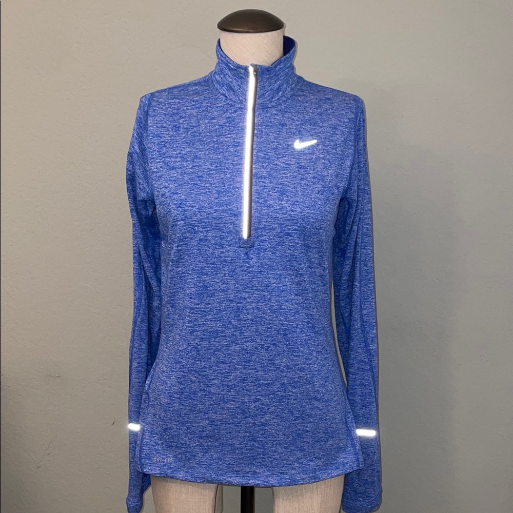 Nike Women's Blue Long Sleeve Athletic Top